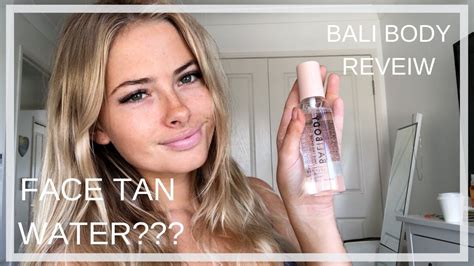 bali body face tan water review